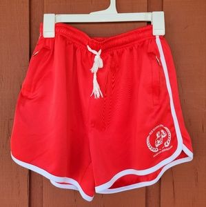 Men's Old School Glory red gym shorts